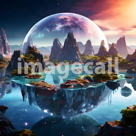 Fantasy and Sci Fi Alien Planets (1869)