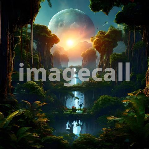 Fantasy and Sci Fi Alien Planets (1870)