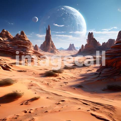 Fantasy and Sci Fi Alien Planets (1881)