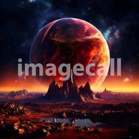 Fantasy and Sci Fi Alien Planets (1885)