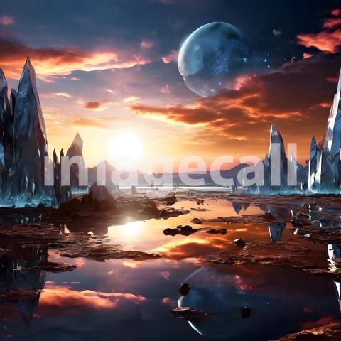 Fantasy and Sci Fi Alien Planets (1894)