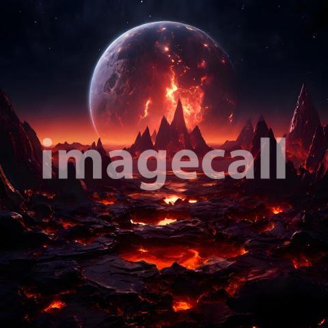 Fantasy and Sci Fi Alien Planets (1902)