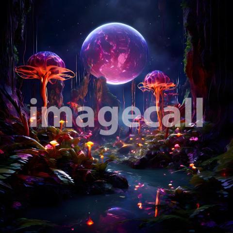 Fantasy and Sci Fi Alien Planets (1910)