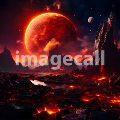 Fantasy and Sci Fi Alien Planets (1911)