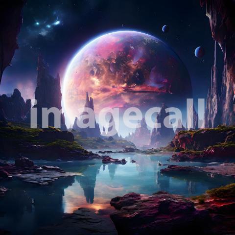 Fantasy and Sci Fi Alien Planets (1751)