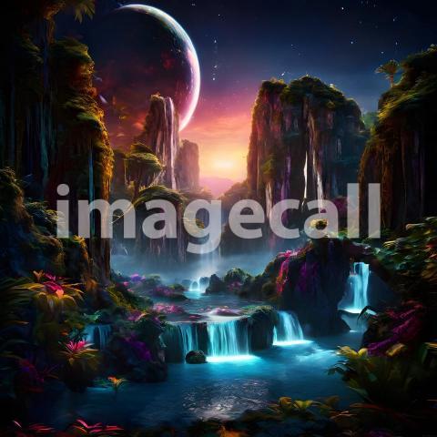 Fantasy and Sci Fi Alien Planets (1890)