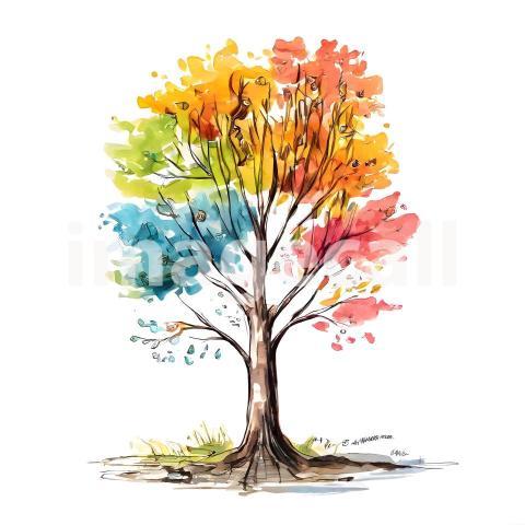 Architecture and Urban isolated trees plants (1710)