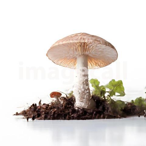 Isolated on white or black background Mushroom (3)
