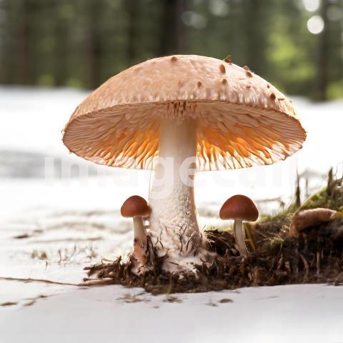 Isolated on white or black background Mushroom (9)