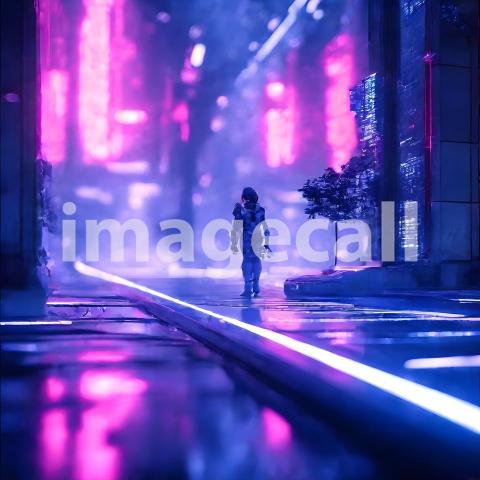 Technology and cyberpunk Ai and Robotics (7)