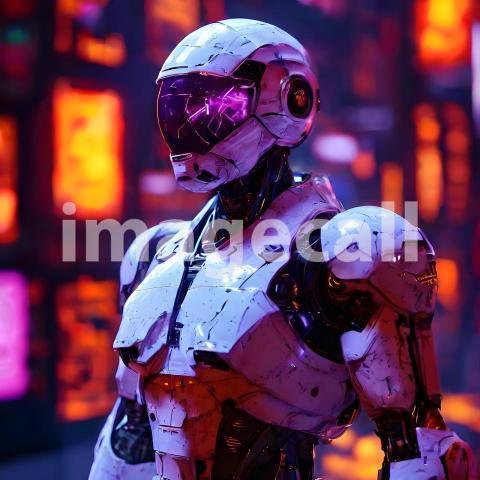 Technology and cyberpunk Ai and Robotics (13)
