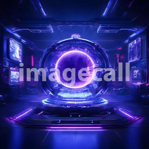 Technology and cyberpunk Ai and Robotics (55)