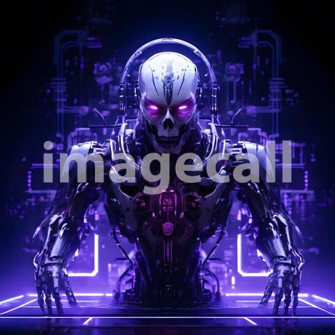 Technology and cyberpunk Ai and Robotics (83)