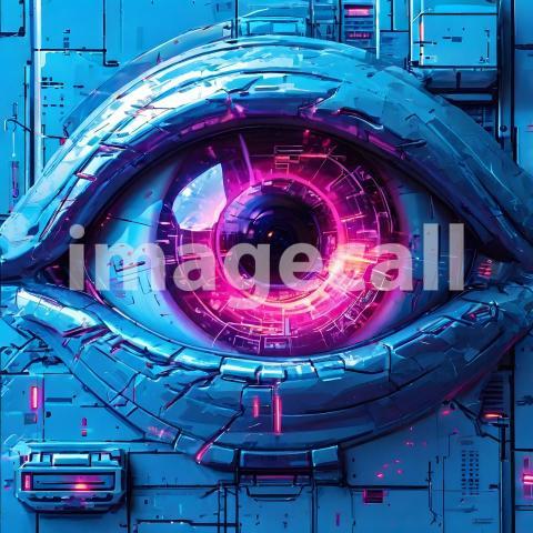 Technology and cyberpunk Ai and Robotics (93)