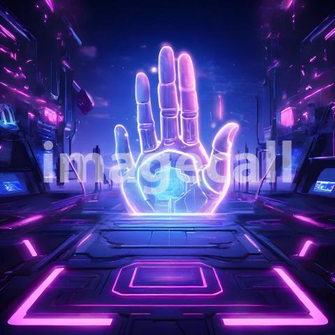 Technology and cyberpunk Ai and Robotics (99)