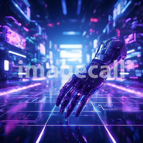 Technology and cyberpunk Ai and Robotics (97)