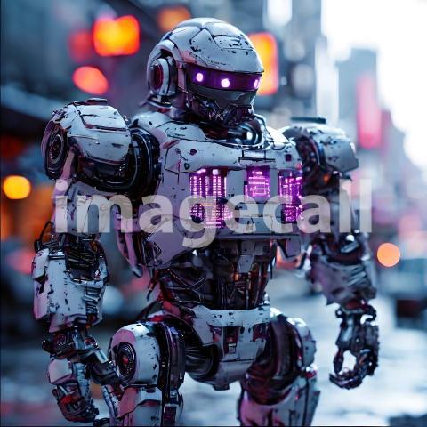 Technology and cyberpunk Ai and Robotics (107)