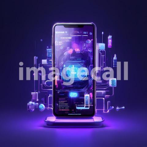 Technology and cyberpunk Ai and Robotics (123)