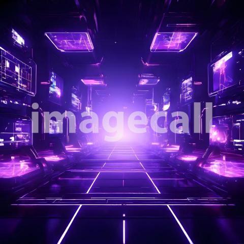 Technology and cyberpunk Ai and Robotics (122)