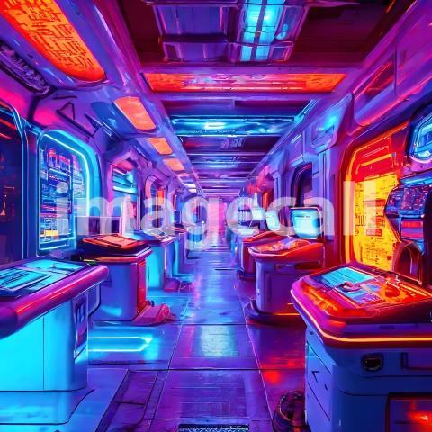 Technology and cyberpunk Ai and Robotics (121)