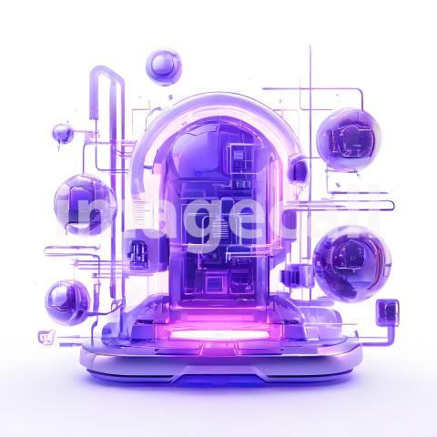 Technology and cyberpunk Ai and Robotics (136)