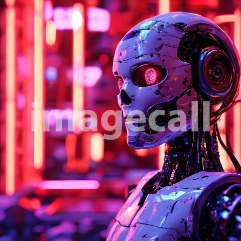 Technology and cyberpunk Ai and Robotics (135)