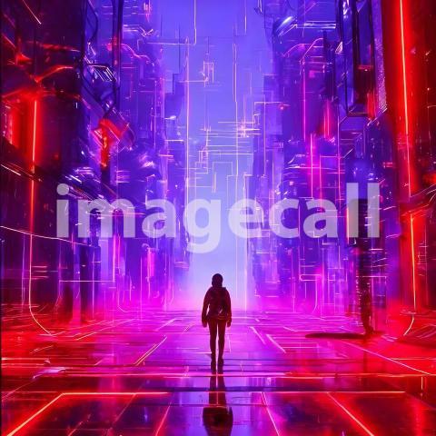 Technology and cyberpunk Ai and Robotics (158)