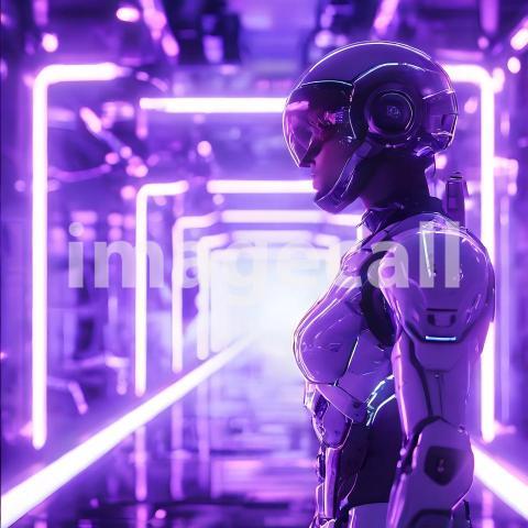 Technology and cyberpunk Ai and Robotics (164)