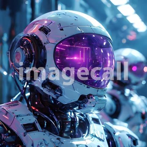 Technology and cyberpunk Ai and Robotics (195)