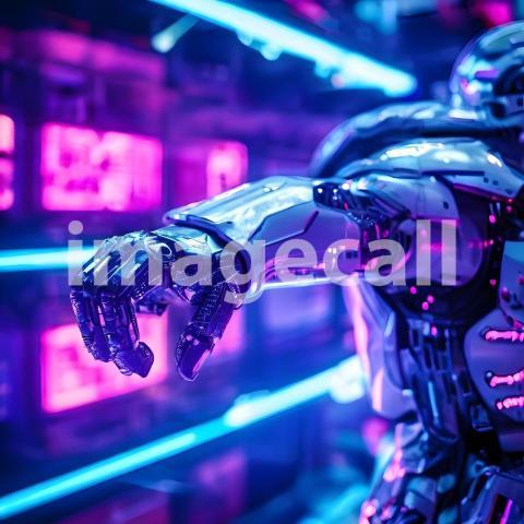 Technology and cyberpunk Ai and Robotics (200)