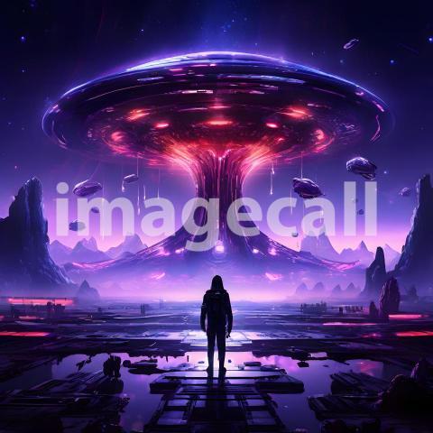 Technology and cyberpunk Ai and Robotics (173)