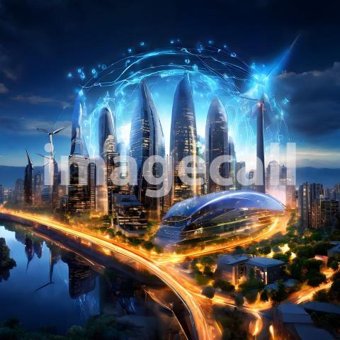 Technology and cyberpunk Futuristic (4)