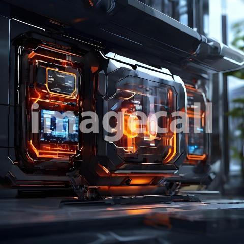 Technology and cyberpunk Futuristic (423)