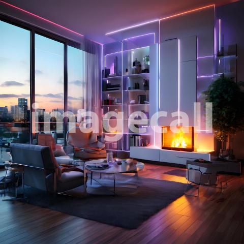 Technology and cyberpunk Futuristic (648)