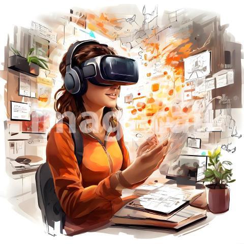 Technology and cyberpunk Futuristic (719)