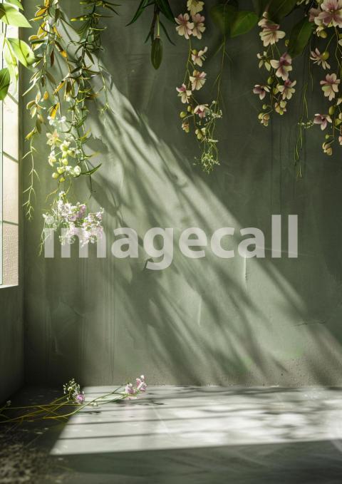 Sage Green Floral Wall (19)