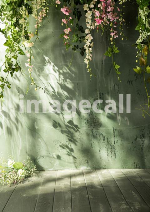 Sage Green Floral Wall (11)