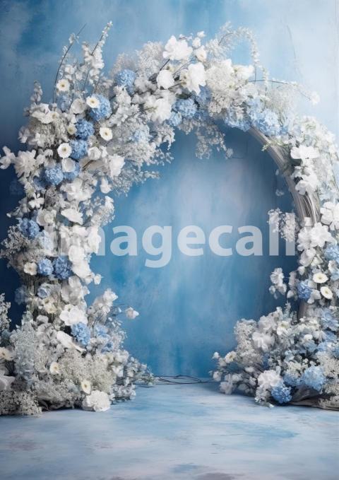 A087 Blue Blossom Backdrops (1)