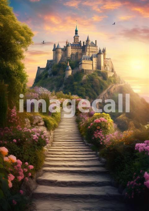 A082 Fantasy Castle Stairways (1)