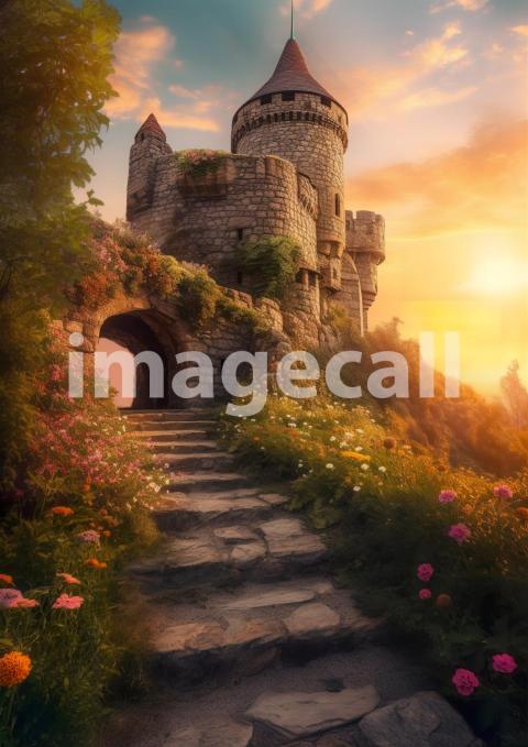 A082 Fantasy Castle Stairways (10)