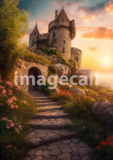 A082 Fantasy Castle Stairways (2)