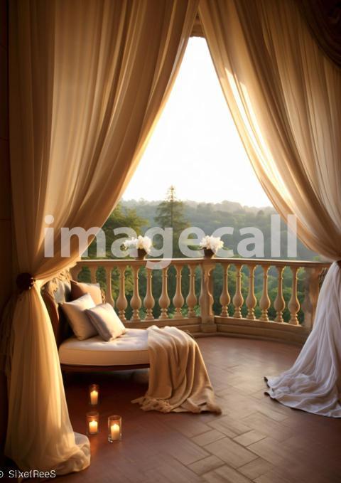 A164 Romantic Castle Balcony   Portrait (4)