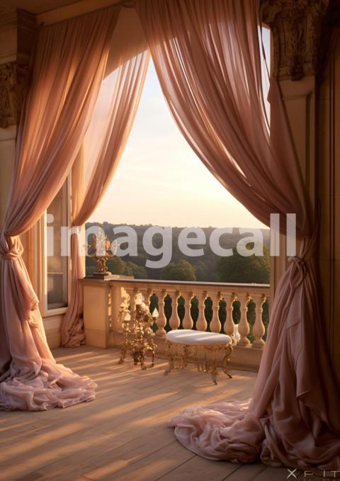 A164 Romantic Castle Balcony   Portrait (1)