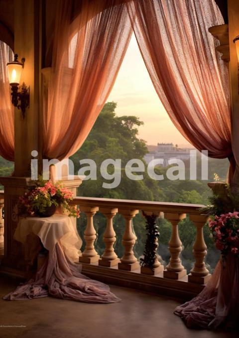 A164 Romantic Castle Balcony   Portrait (3)