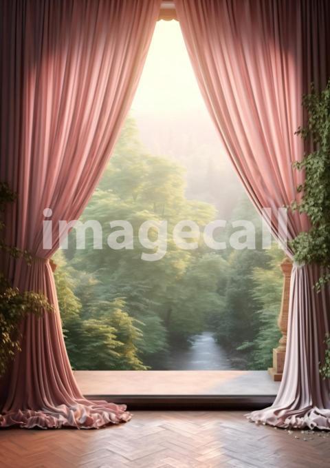 A165 Romantic Castle Window   Portrait (4)