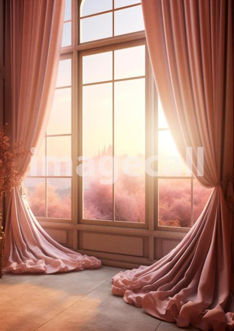 A165 Romantic Castle Window   Portrait (11)