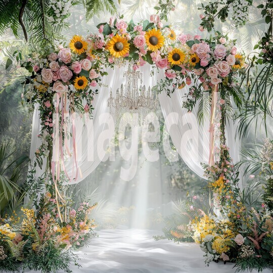 0167Floral Arch