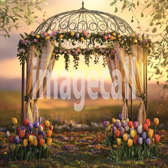 1040Floral Arch