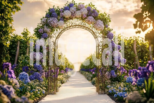 2432Floral Arch