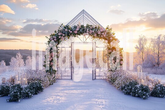 2437Floral Arch